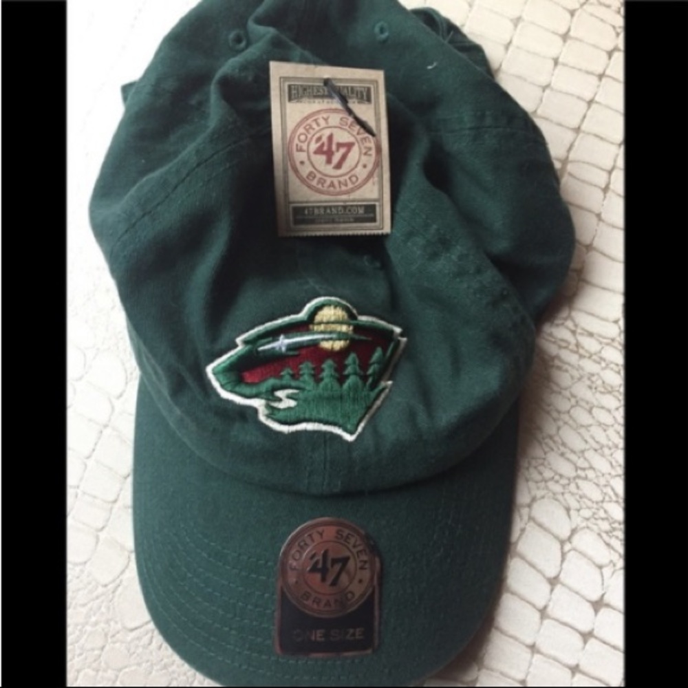 Minnesota Wild dark green CAP, OS